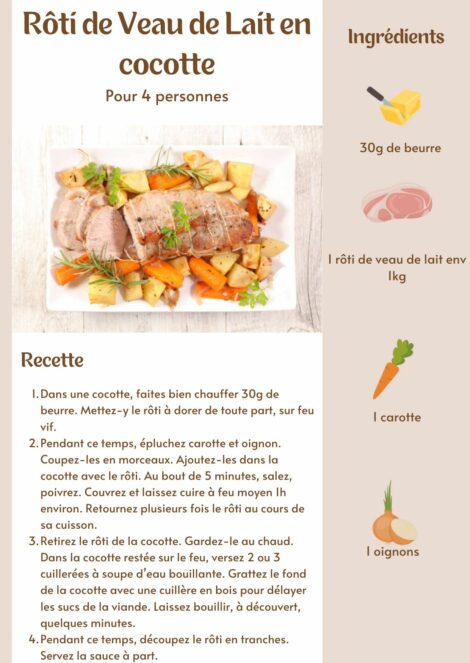 Rôti de Veau de Lait Bio. – Image 5