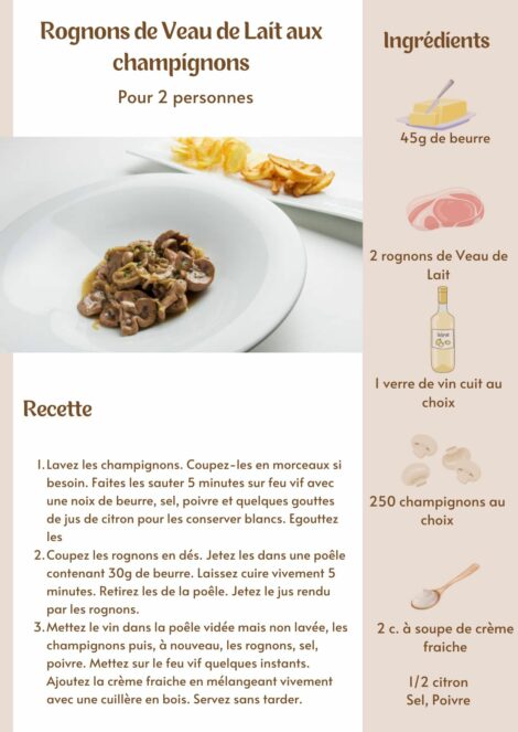 Rognons de Veau de Lait Bio. Surgelé. – Image 4