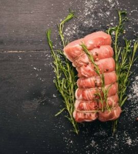 Collier à braiser de Veau de Lait Bio. Surgelé